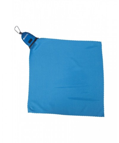 Clip Travel Towel - 40 x 40cm Turquoise $9.89 Travel Accessories