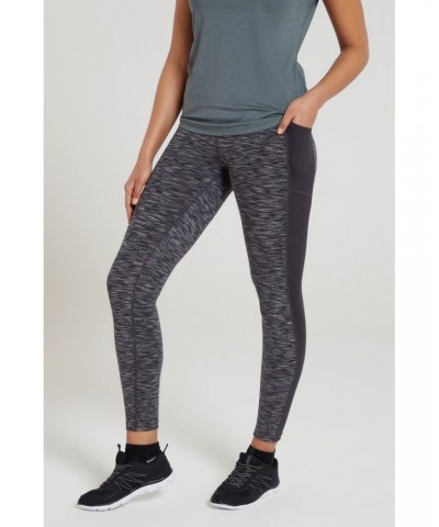 Bend and Stretch Panelled Womens Leggings Black $15.84 Pants
