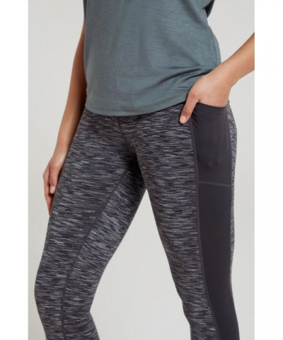 Bend and Stretch Panelled Womens Leggings Black $15.84 Pants