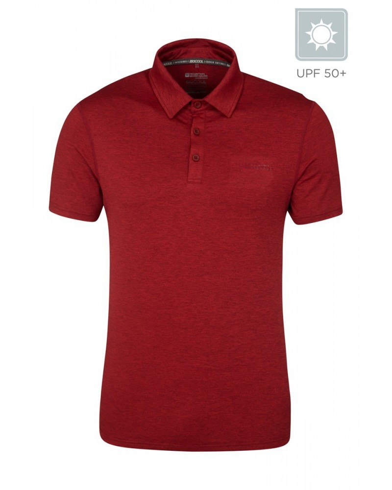 Deuce IsoCool Mens Polo Red $19.79 Tops