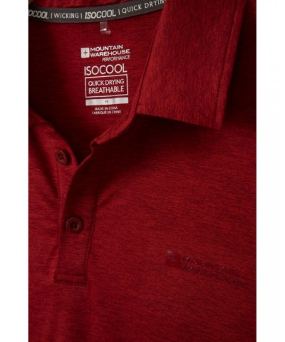 Deuce IsoCool Mens Polo Red $19.79 Tops