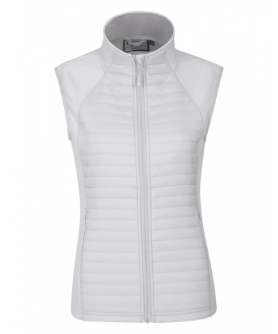 London Womens Insulated Softshell Vest Light Grey $14.52 Jackets