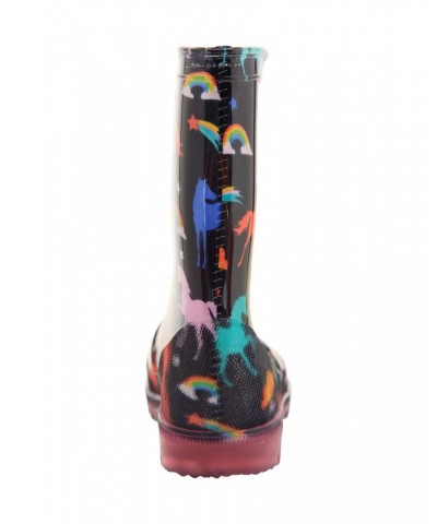 Splash Junior Flashing Lights Rain Boots Pink $12.50 Footwear