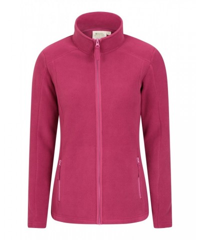 Recycled Womens Half-Zip Fleece Fuchsia $13.74 Fleece