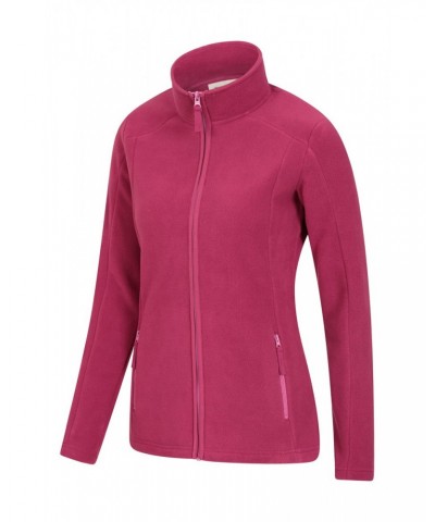 Recycled Womens Half-Zip Fleece Fuchsia $13.74 Fleece