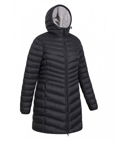 Florence Womens Fur Lined Insulated Jacket Jet Black $43.20 Jackets