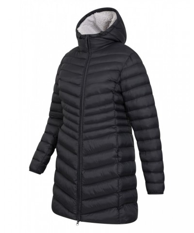 Florence Womens Fur Lined Insulated Jacket Jet Black $43.20 Jackets