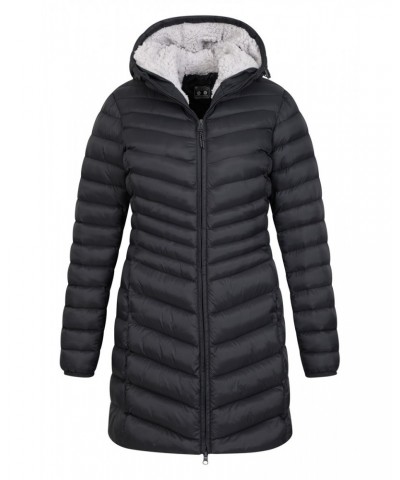 Florence Womens Fur Lined Insulated Jacket Jet Black $43.20 Jackets