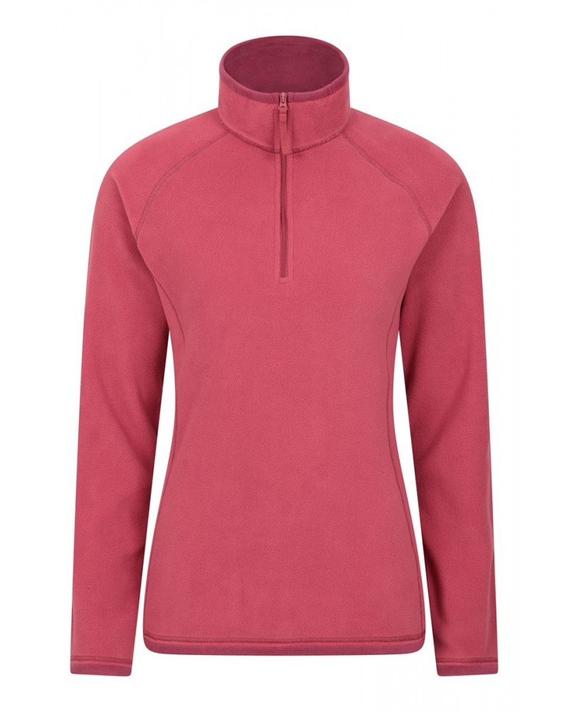 Montana Womens Half-Zip Fleece Rust $14.57 Fleece