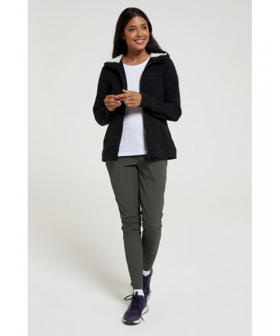 Snowdonia Womens Fleece Hoodie Black $18.19 Fleece