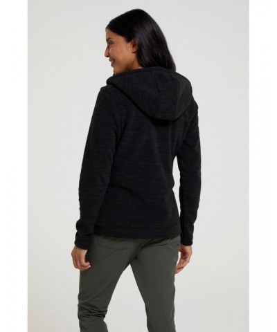 Snowdonia Womens Fleece Hoodie Black $18.19 Fleece