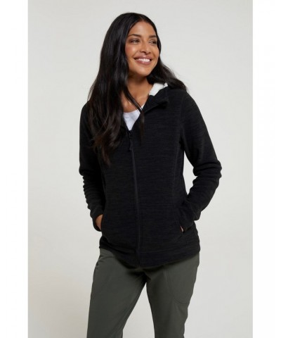 Snowdonia Womens Fleece Hoodie Black $18.19 Fleece