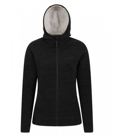 Snowdonia Womens Fleece Hoodie Black $18.19 Fleece