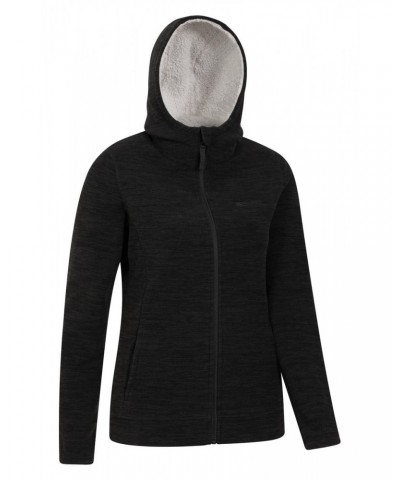 Snowdonia Womens Fleece Hoodie Black $18.19 Fleece