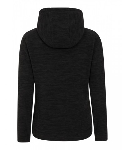 Snowdonia Womens Fleece Hoodie Black $18.19 Fleece