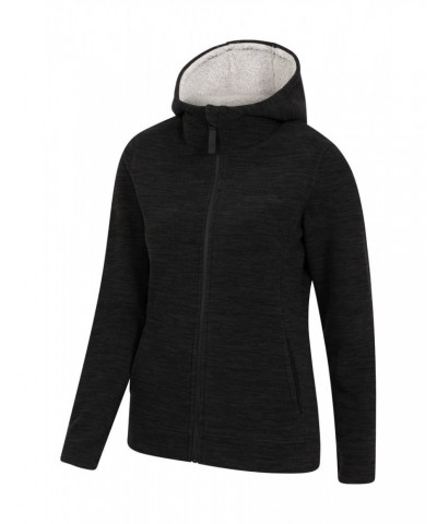 Snowdonia Womens Fleece Hoodie Black $18.19 Fleece