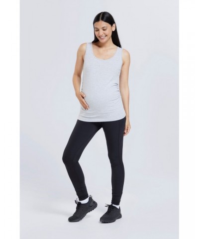 Maternity Kyanite Womens Tank Top Multipack Black $14.24 Maternity