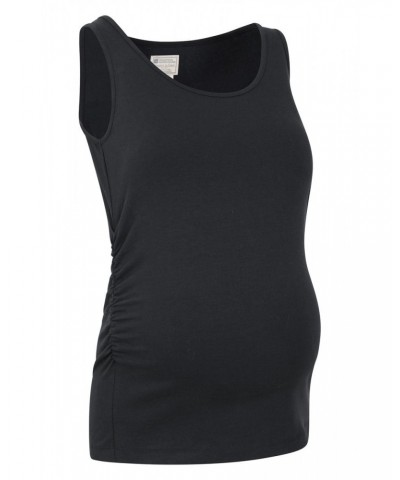 Maternity Kyanite Womens Tank Top Multipack Black $14.24 Maternity