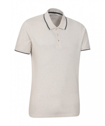 Lakeside II Mens Polo Shirt Light Grey $16.19 Tops