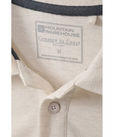 Lakeside II Mens Polo Shirt Light Grey $16.19 Tops