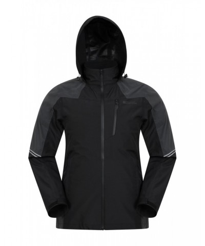 Rapid Mens Waterproof Cycling Jacket Black $29.40 Active