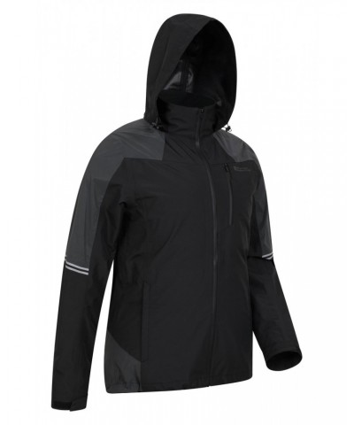 Rapid Mens Waterproof Cycling Jacket Black $29.40 Active