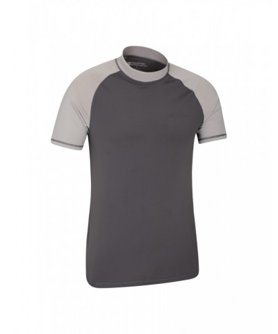 Mens UV Rash Guard Grey $14.49 Swimwear