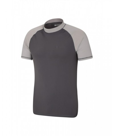 Mens UV Rash Guard Grey $14.49 Swimwear