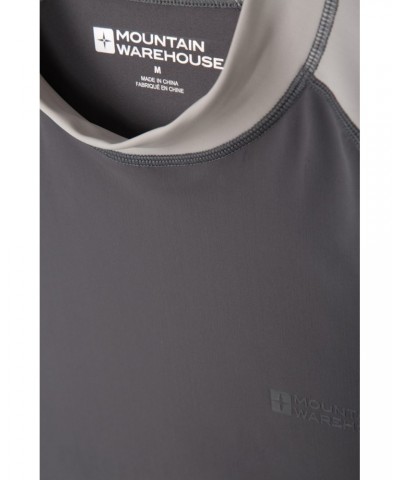 Mens UV Rash Guard Grey $14.49 Swimwear