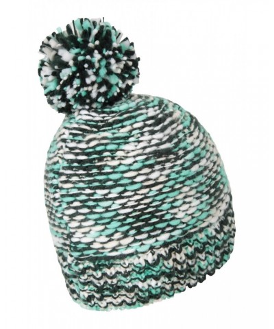 Como Womens Fleece Lined Beanie Teal $11.59 Accessories