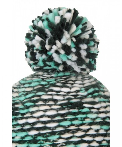 Como Womens Fleece Lined Beanie Teal $11.59 Accessories