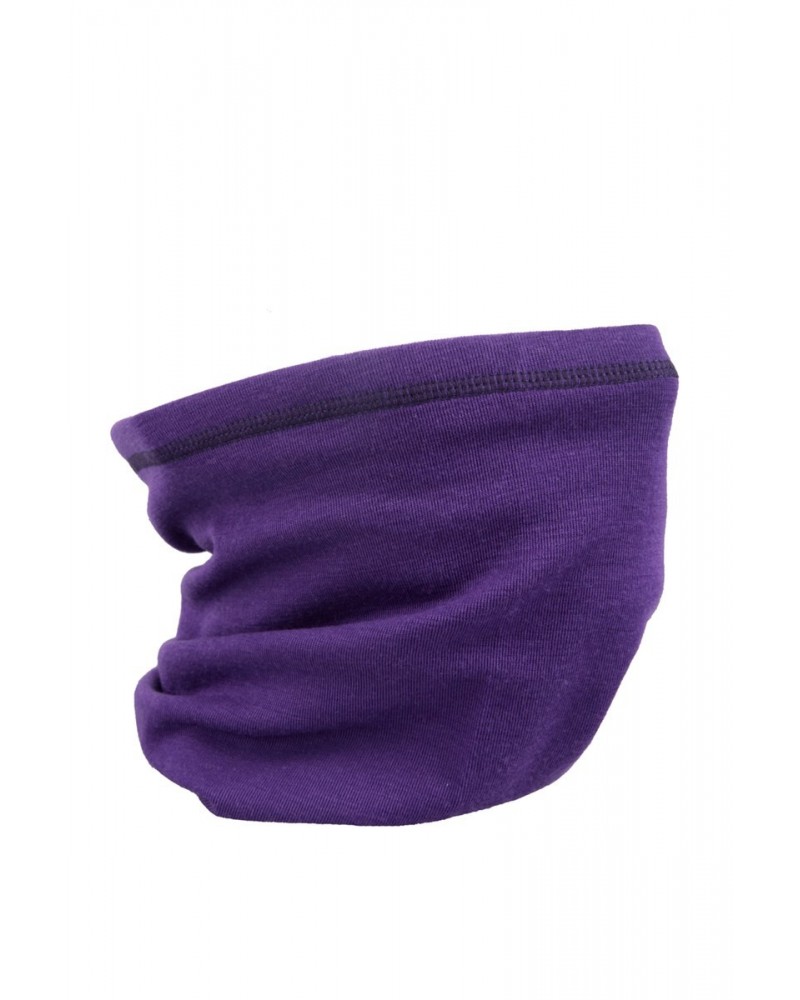 Merino Neck Gaiter Purple $15.84 Accessories