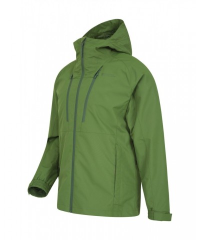 Stride Extreme Stretch Panel Mens Waterproof Jacket Dark Khaki $35.69 Jackets