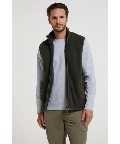 Rove Mens Fleece Vest Khaki $17.39 Fleece