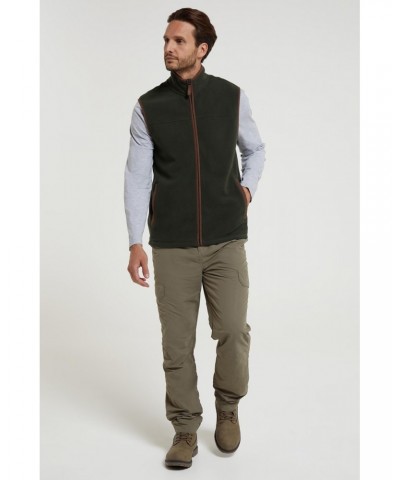 Rove Mens Fleece Vest Khaki $17.39 Fleece