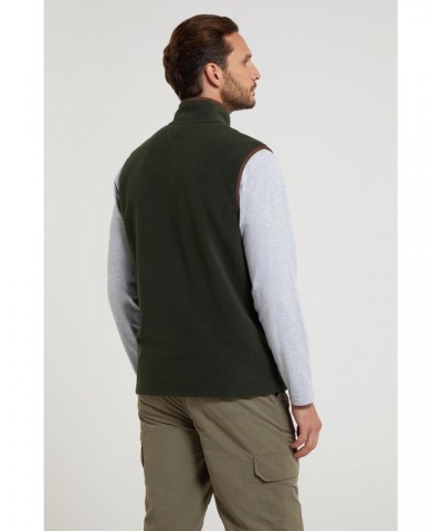 Rove Mens Fleece Vest Khaki $17.39 Fleece