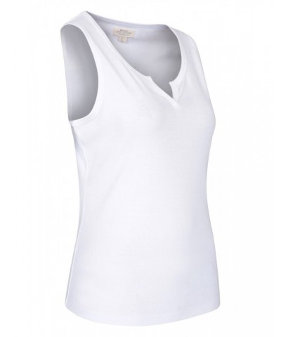 Drift Womens Tank Top White $10.19 Tops