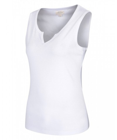 Drift Womens Tank Top White $10.19 Tops