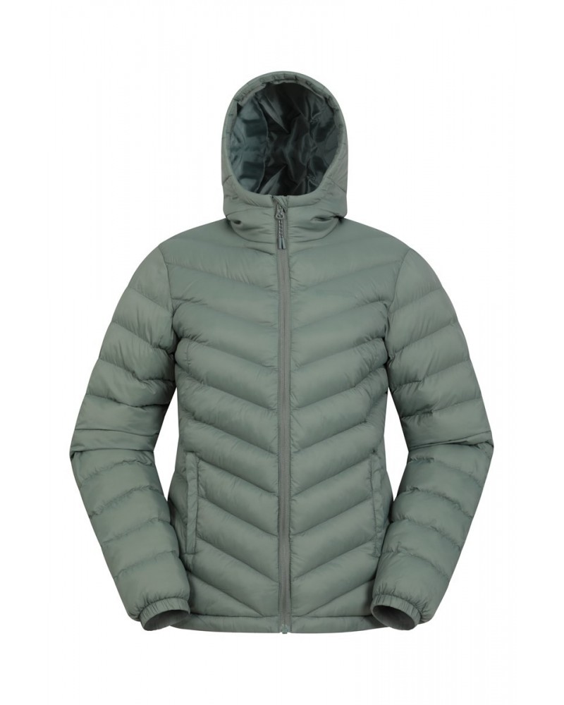 Seasons Womens Insulated Jacket Green $39.19 Jackets