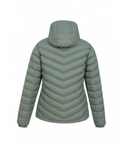 Seasons Womens Insulated Jacket Green $39.19 Jackets