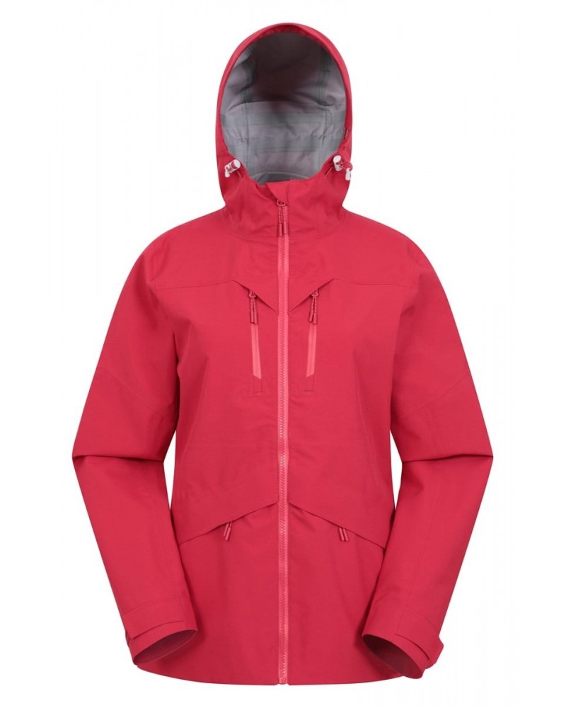 3 Layer Rhine Extreme Womens Waterproof Jacket Dark Red $30.00 Jackets