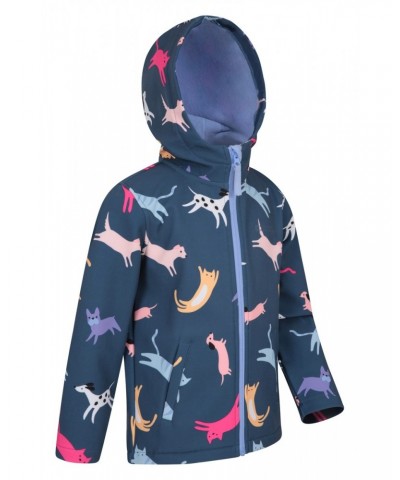 Exodus Kids Printed Water Resistant Softshell Light Blue $15.07 Jackets