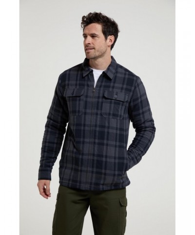 Stream II Mens Lined Flannel Shirt Charcoal $24.50 Tops