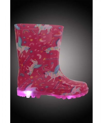 Splash Junior Flashing Lights Rain Boots Zebra $13.24 Footwear