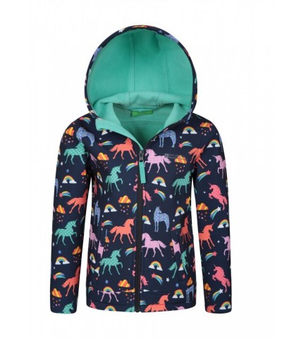 Exodus Kids Printed Water Resistant Softshell Teal $17.39 Jackets