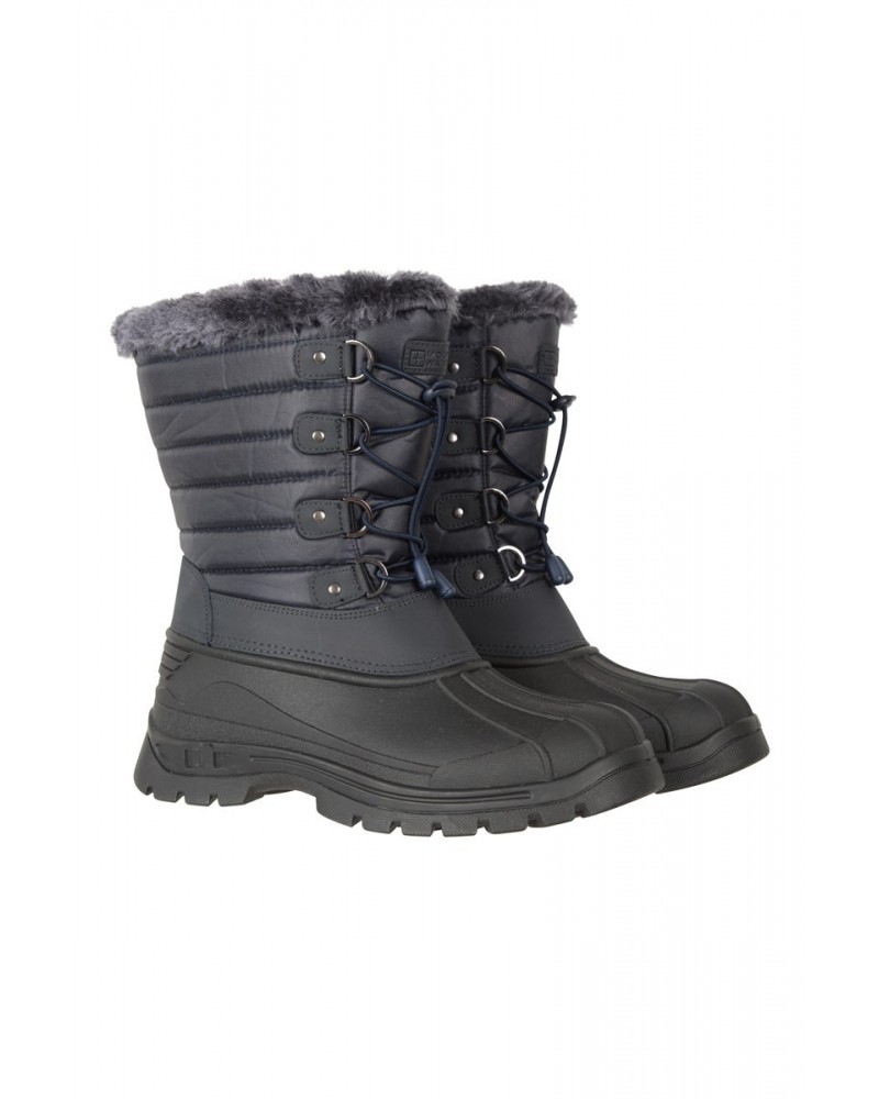 Whistler Womens Adaptive Snow Boots Dark Blue $22.79 Footwear
