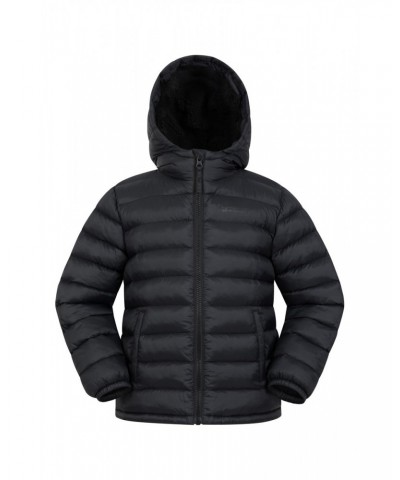 Seasons Fur-Lined Kids Insulated Jacket Black $20.79 Jackets