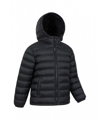 Seasons Fur-Lined Kids Insulated Jacket Black $20.79 Jackets