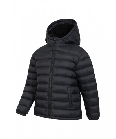 Seasons Fur-Lined Kids Insulated Jacket Black $20.79 Jackets