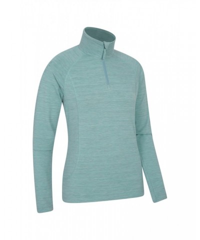 Bend And Stretch Womens Half-Zip Midlayer Mint $13.20 Active